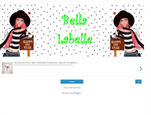 Tablet Screenshot of bella-labelle.blogspot.com