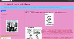 Desktop Screenshot of dinuovoilmiospaziolibero.blogspot.com
