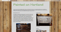 Desktop Screenshot of paintedonhartland.blogspot.com