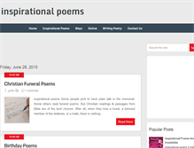 Tablet Screenshot of inspirational-poem.blogspot.com