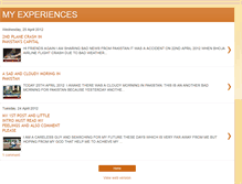 Tablet Screenshot of myexperiencesali.blogspot.com