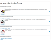Tablet Screenshot of customjordans.blogspot.com