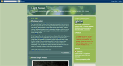 Desktop Screenshot of lightfusion.blogspot.com