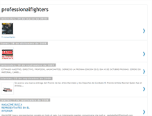 Tablet Screenshot of professionalfighters.blogspot.com