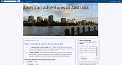 Desktop Screenshot of americanadventuresinaustralia.blogspot.com