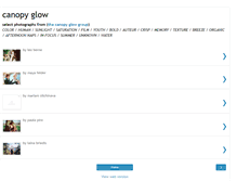 Tablet Screenshot of canopyglow.blogspot.com