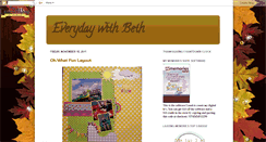 Desktop Screenshot of everydaywithbeth.blogspot.com