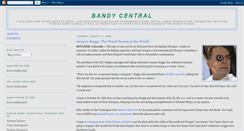 Desktop Screenshot of bandycentral.blogspot.com