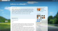 Desktop Screenshot of anthonyonamission.blogspot.com