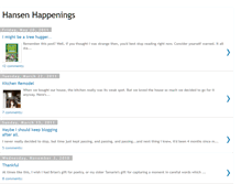 Tablet Screenshot of hansen-happenings.blogspot.com