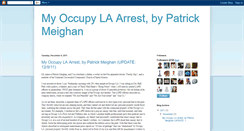 Desktop Screenshot of myoccupylaarrest.blogspot.com