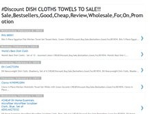 Tablet Screenshot of dishclothstowelstosale.blogspot.com