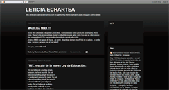 Desktop Screenshot of leticiaechartea.blogspot.com