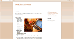 Desktop Screenshot of kristantetens.blogspot.com