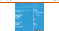 Desktop Screenshot of dewanhuffazmalaysia.blogspot.com