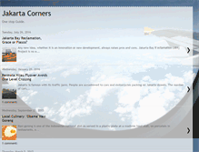 Tablet Screenshot of jakarta-corners.blogspot.com