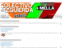Tablet Screenshot of colectivodeizquierdaenlamella2.blogspot.com