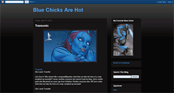 Desktop Screenshot of bluechicksarehot.blogspot.com