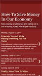 Mobile Screenshot of howtosavemoneyinoureconomy.blogspot.com