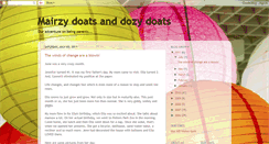 Desktop Screenshot of mairzydoatsanddozydoats.blogspot.com