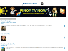 Tablet Screenshot of pinoytvnow.blogspot.com