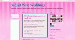 Desktop Screenshot of budgetwisewedding.blogspot.com