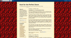 Desktop Screenshot of donorhunt.blogspot.com