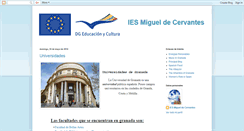 Desktop Screenshot of ies-migueldecervantes.blogspot.com