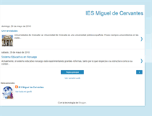 Tablet Screenshot of ies-migueldecervantes.blogspot.com