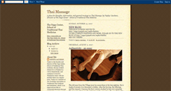 Desktop Screenshot of ancientthaimassage.blogspot.com