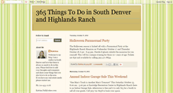 Desktop Screenshot of 365thingstodoinsouthdenver.blogspot.com