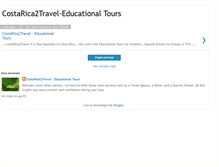 Tablet Screenshot of costarica2travel-educationaltours.blogspot.com