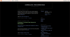 Desktop Screenshot of cordlessrecordings.blogspot.com