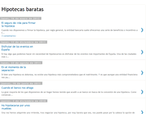 Tablet Screenshot of hipotecasmasbaratas.blogspot.com