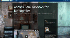 Desktop Screenshot of anniesbookreviewsforbibliophiles.blogspot.com