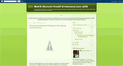 Desktop Screenshot of ekonomikreatif.blogspot.com
