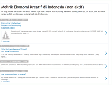 Tablet Screenshot of ekonomikreatif.blogspot.com