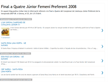 Tablet Screenshot of finala4junior2008.blogspot.com