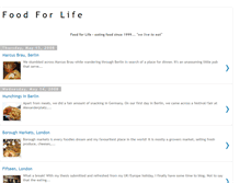 Tablet Screenshot of foodiesforlife.blogspot.com