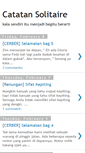 Mobile Screenshot of catatan-solitaire.blogspot.com