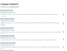 Tablet Screenshot of catatan-solitaire.blogspot.com