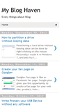 Mobile Screenshot of mybloghaven.blogspot.com