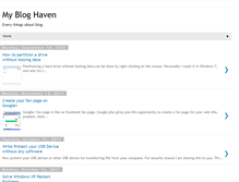 Tablet Screenshot of mybloghaven.blogspot.com