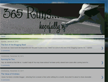 Tablet Screenshot of 365runs.blogspot.com