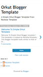 Mobile Screenshot of orkutbloggertemplate.blogspot.com