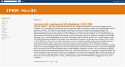 Desktop Screenshot of iprb-health.blogspot.com