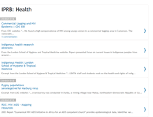 Tablet Screenshot of iprb-health.blogspot.com