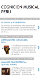 Mobile Screenshot of cognicionmusicalperu.blogspot.com