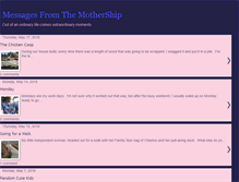 Tablet Screenshot of messagesfromthemothership.blogspot.com