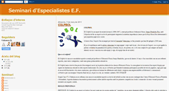 Desktop Screenshot of especialistesef.blogspot.com